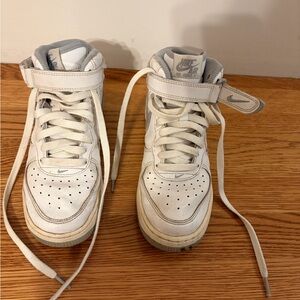 Nike Kids White High-Top Sneakers